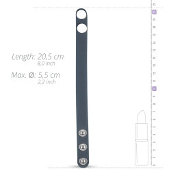 Boners Cockring Cock Strap 15mm Noir